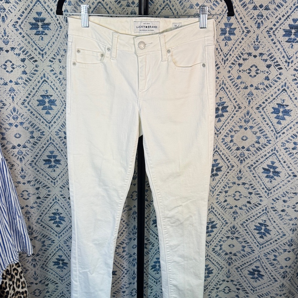 Lucky Brand Women's Cream Skinny Jeans